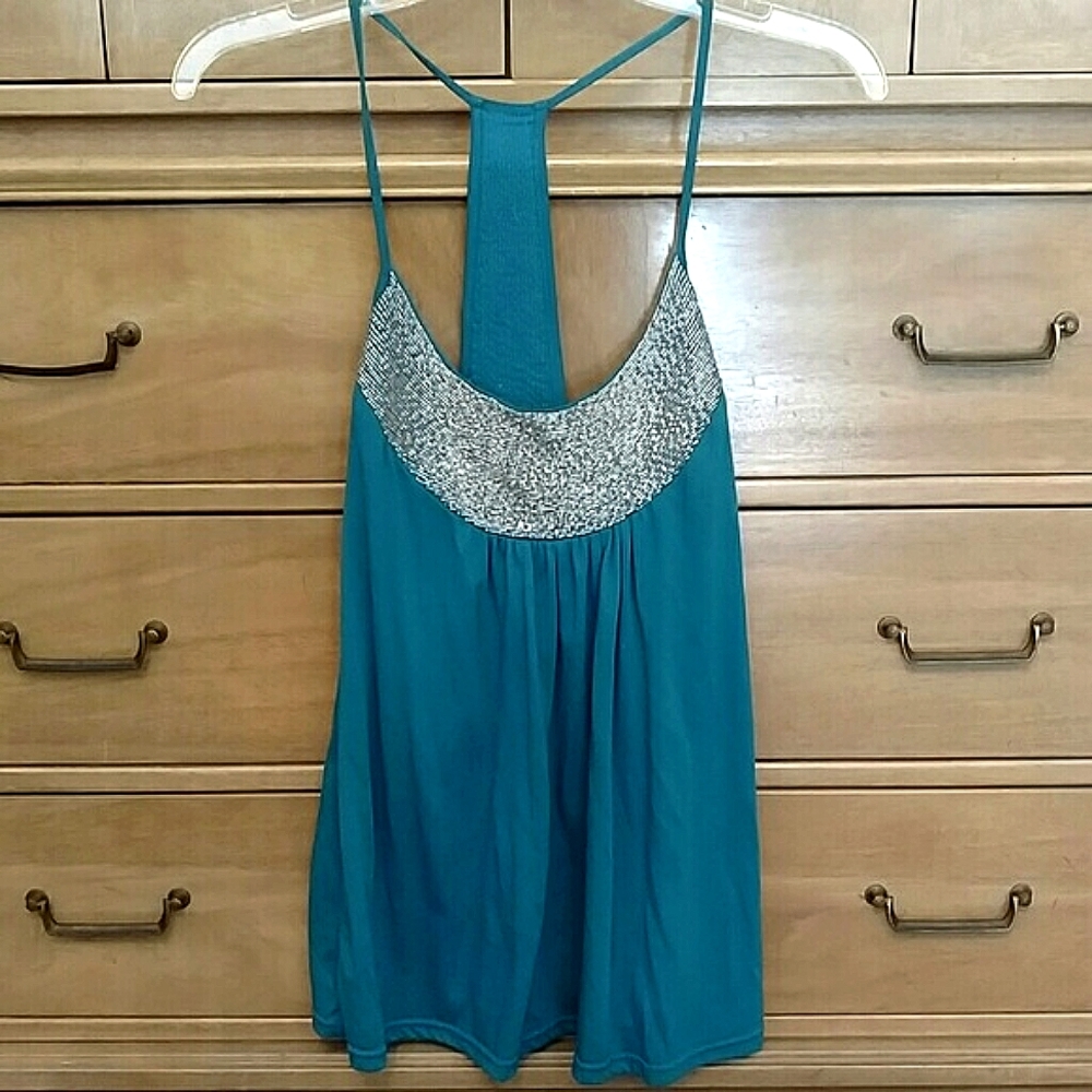 Gorgeous sparkle tank, size Large